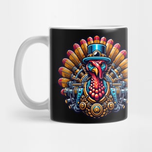 Steampunk Thanksgiving Turkey Mug